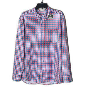 Field & stream deep runner stretch button down long sleeve shirt size large